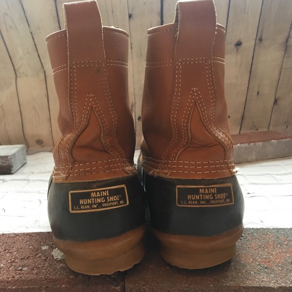Vintage L.L. Bean Duck Boots Brown - Picture 4 of 8